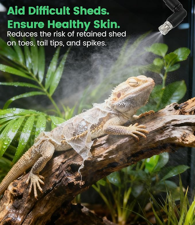 Reptile Mister System with Timer, Reptile Humidifiers Automatic, 360°Adjustable - Image 4