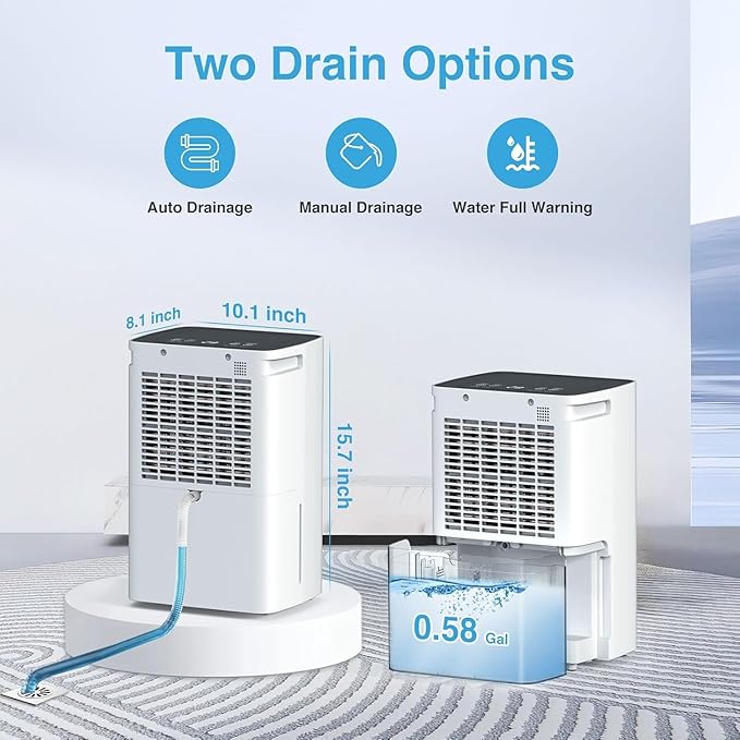 Dehumidifier, 1500 Sq. Ft 21 Pint Dehumidifier - Image 4