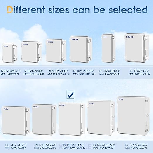 Waterproof Outdoor Project ABS Plastic Junction Box IP67 Weatherproof Dustproof - Image 4