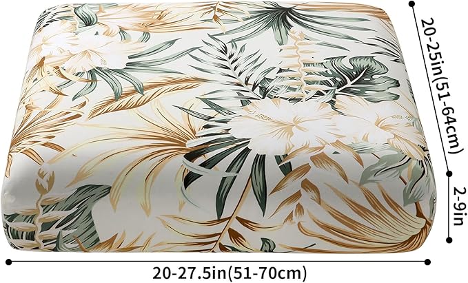 Fuloon Sofa Cushion Covers, Stretch Printed Seat Cushion Cover Couch Seat - Image 4