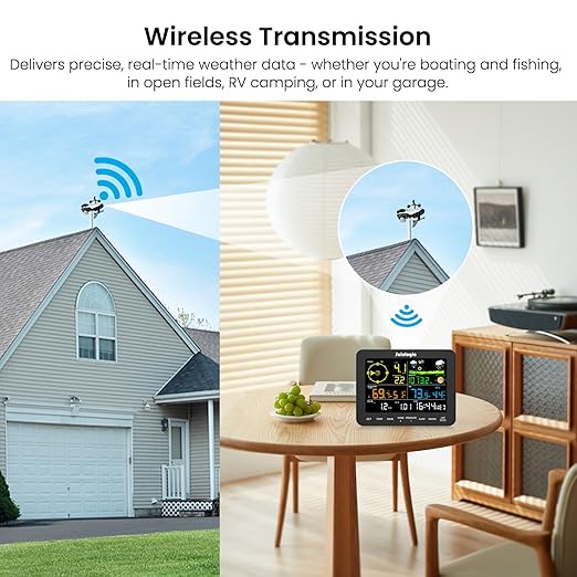 Sainlogic Weather Stations Wireless Indoor Outdoor SA6, Weather Station - Image 6