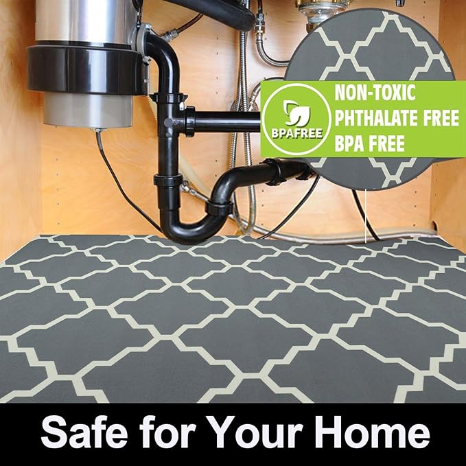 AiBOB Waterproof Under Sink Mat, Absorbent Quick Dry Sink Liners Protect - Image 7