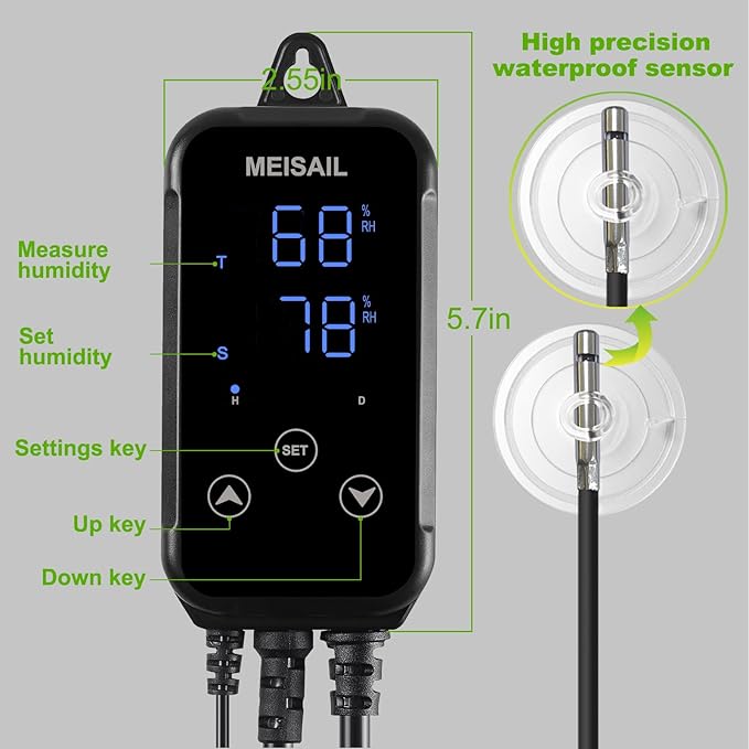 Humidity Controller Greenhouse Shiitake Mushrooms Humidifying dehumidifier - Image 3