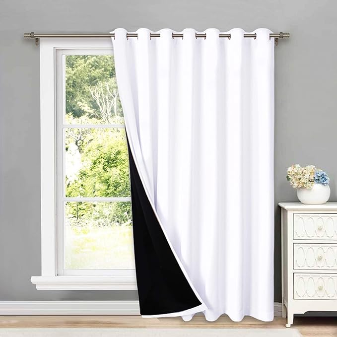 NICETOWN Full Shading Curtains for Patio Door, Super Heavy-Duty Thermal Backing by NICETOWN