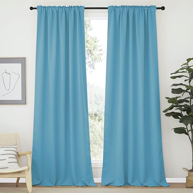 NICETOWN Bedroom Blackout Curtain Panels - Image 2