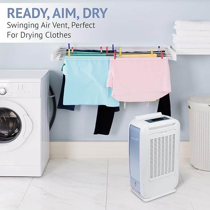 Ivation 13-Pint Small-Area Desiccant Dehumidifier Compact and Quiet - - Image 8