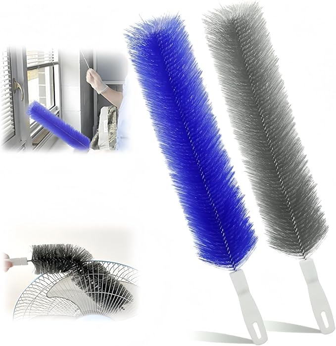 Bendable Microfiber Head, 2026 Upgraded Fan Cleaner Brush Reusable Dust Remover by Unknown