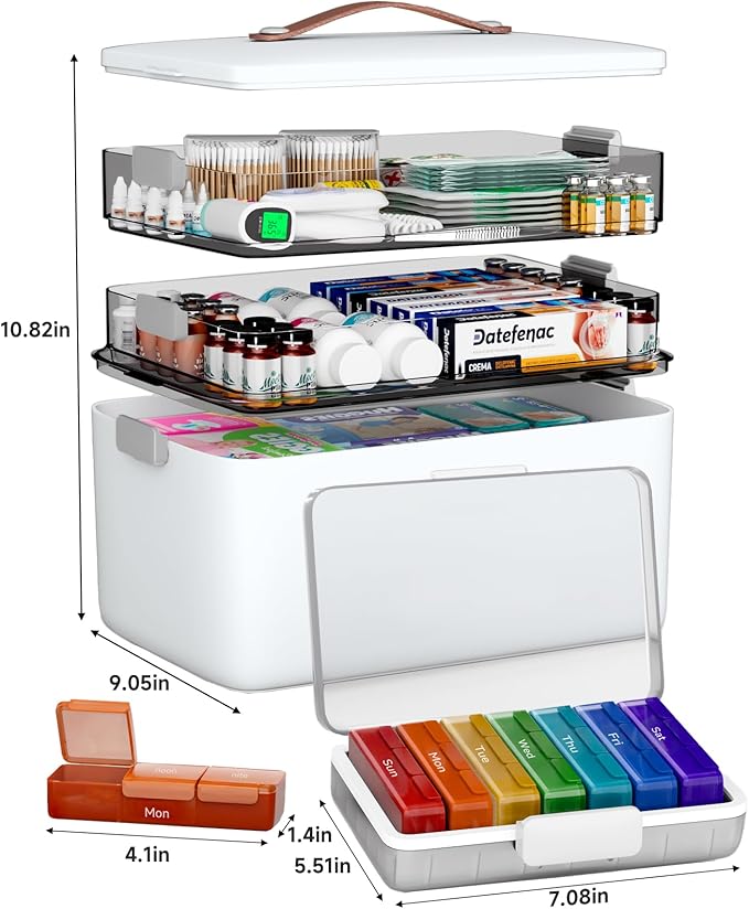 CTIME 3-Tier Medicine Organizer - Image 6