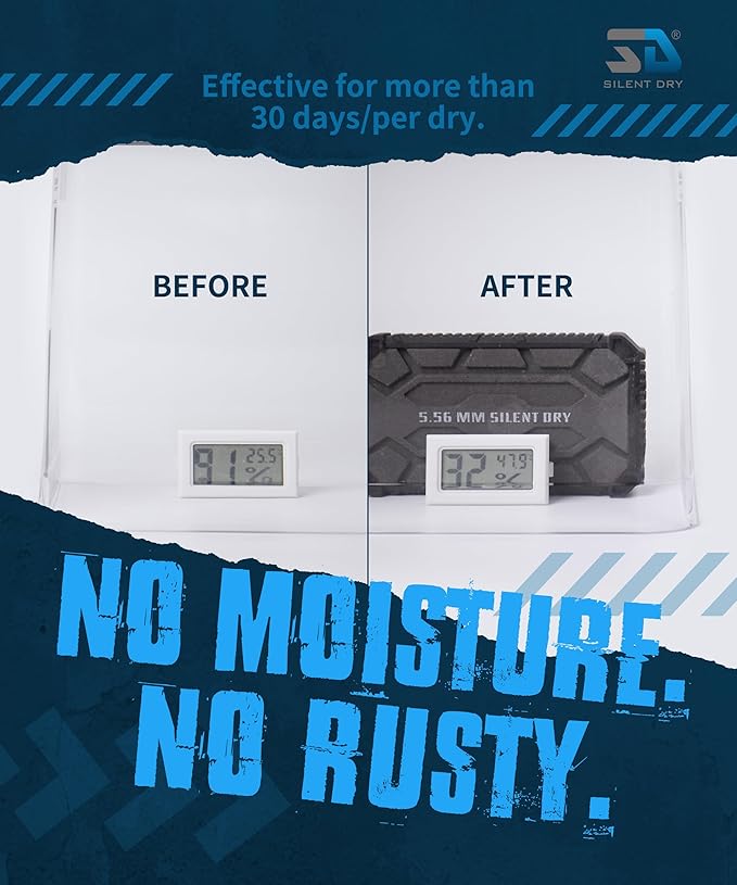Pioneer Silent Dry Cordless Gun Safe Dehumidifier – Reusable Mini Dryer - Image 5