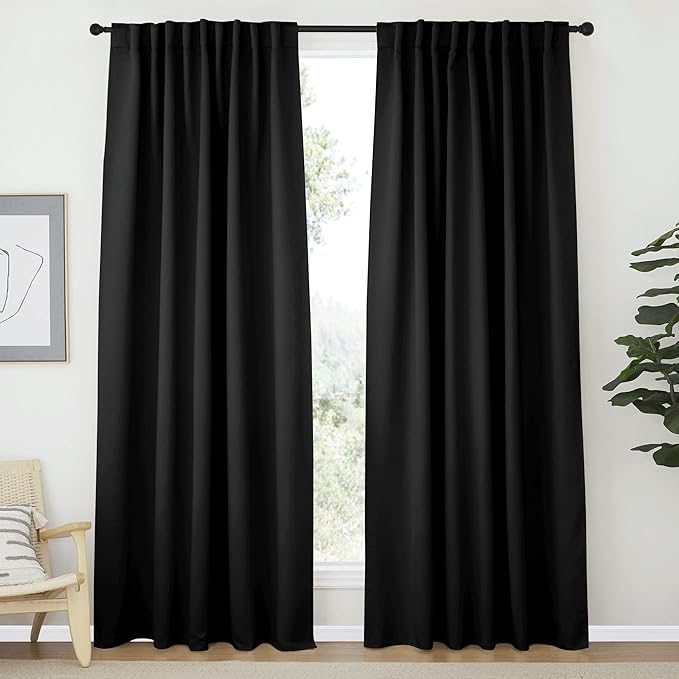 NICETOWN Halloween Black Out Curtain Panels by NICETOWN
