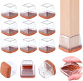 16PCS Square Chair Leg Floor Protectors, Felt Furniture Pads by GAGUIUP