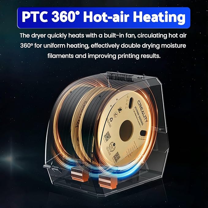 Creality Official Space Pi Filament Dryer Plus, 3D Printer Filament Dryer Box - Image 6