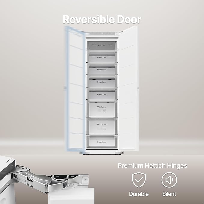 Ca'Lefort Panel Ready Refrigerator, Built-in All Freezer Panel-Ready Fridge - Image 6