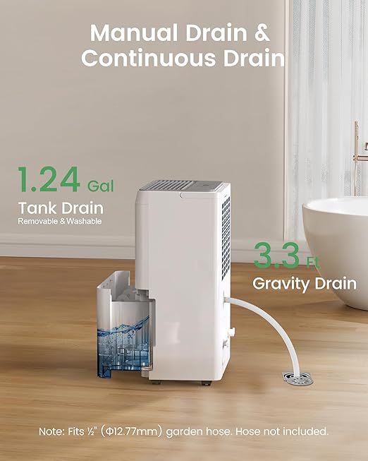 Waykar 6, 000 Sq. Ft. Energy Star 120 Pint Dehumidifier - Image 7