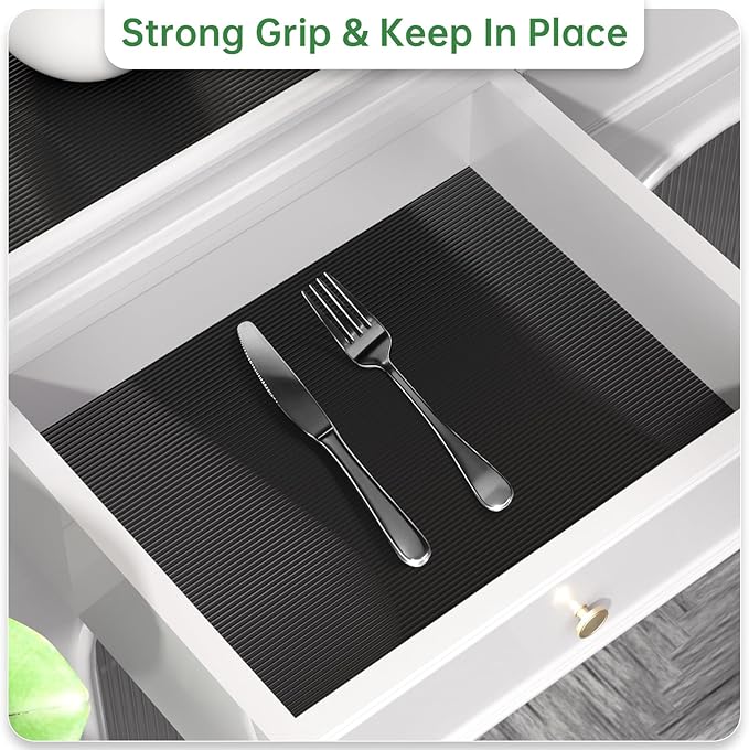 Shelf and Drawer Liner for Kitchen Cabinet, Non-Adhesive 18in x 240in - Image 6