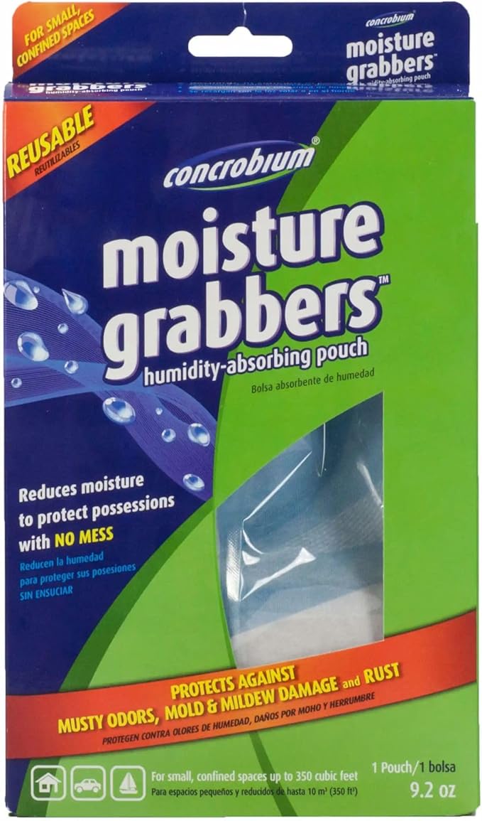 Concrobium Moisture Grabbers 9.2 oz. No Scent Humidity-Absorbing Pouch by Concrobium