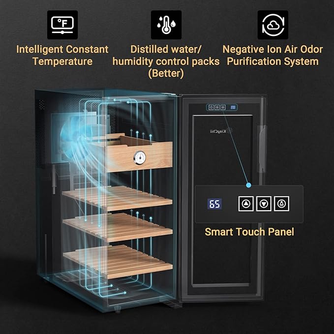 KingChii 33L Electric Cigar Humidors - Image 3