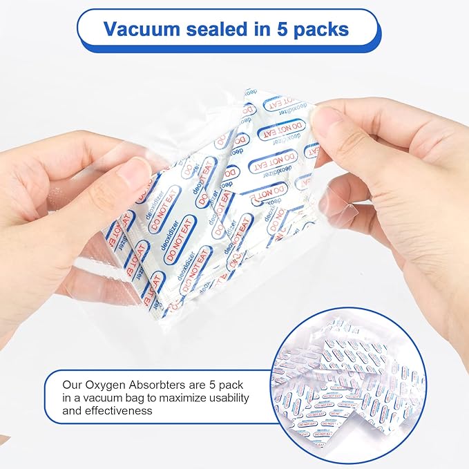 500cc Oxygen Absorbers for Food Storage - Image 2