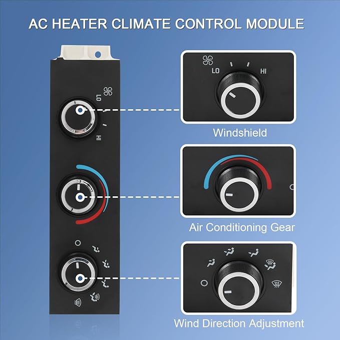 Front A/C Heater Climate Control Module Compatible - Image 4