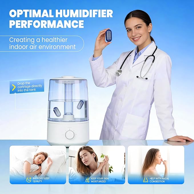 Demineralization Cartridge for Ultrasonic Humidifiers, Prevent Hard Water - Image 3