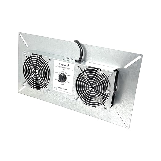 Elite-Air FAT2 220 CFM Dual Fan Crawl Space Ventilator by Elite+Replacement+Parts