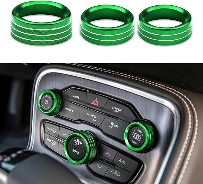 3PCS Air Conditioner Switch Button Knob Cover, Auto Accessories Climate Control by Unknown