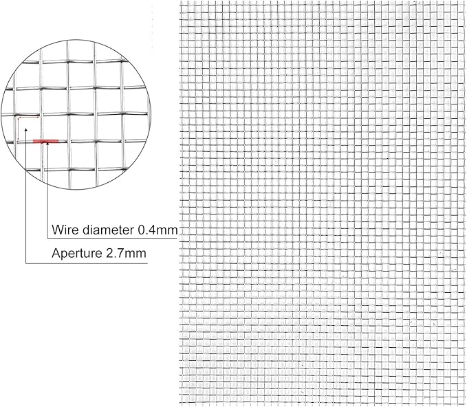 304 Stainless Steel Woven Wire Mesh, Stainless Steel Wire Metal Mesh Sheets - Image 2