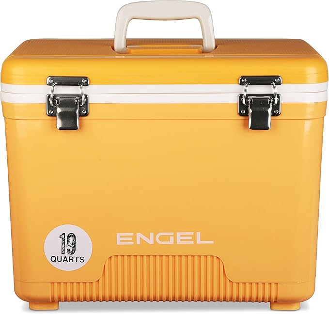 Engel 19qt Leak-Proof, Air Tight, Drybox Cooler and Small Hard Shell Lunchbox by ENGEL