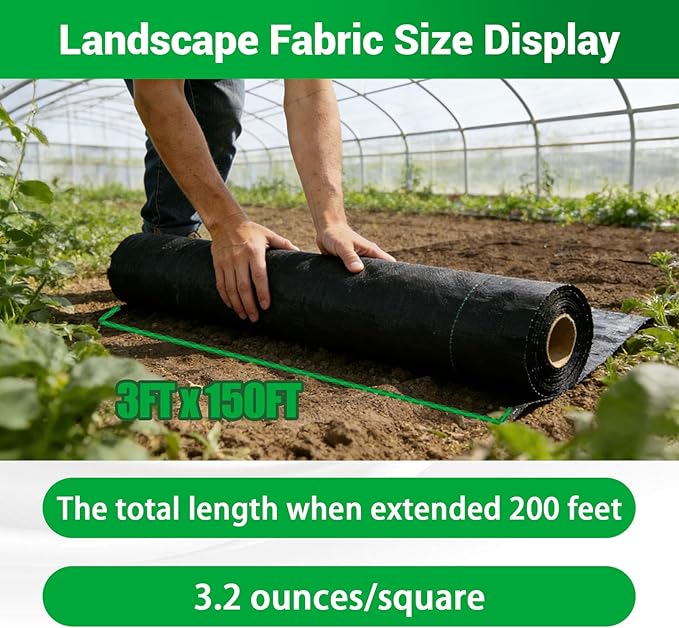 Weed Barrier Fabric Planting Cover - Image 3