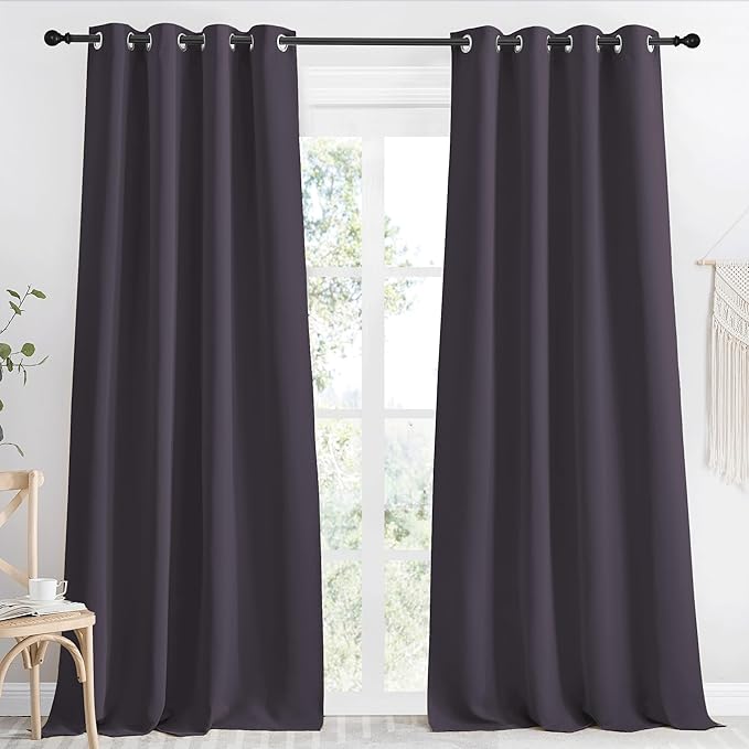 NICETOWN Kitchen Blackout Window Curtain Panel, 1 Panel, 55 by 90 inches Long by NICETOWN