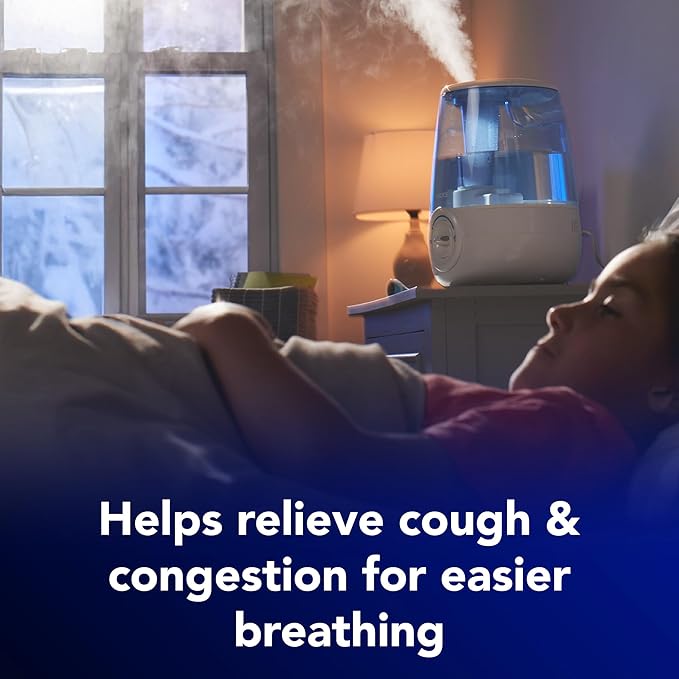 Vicks Filter-Free Ultrasonic Humidifier, Recommended by Pediatricians* - Image 3