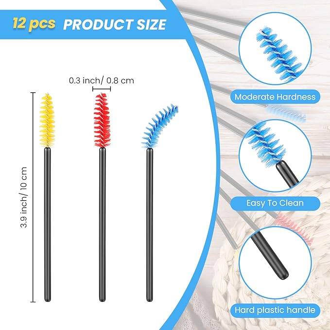 Outus 12 Pieces Hummingbird Feeder Cleaning Brush Mini Nylon Brush Set Cleaner - Image 2