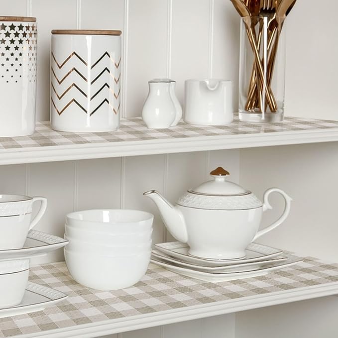 Drawer Shelf Liner, Non-Slip Kitchen Cabinet Liners Non-Adhesive Thick Strong - Image 8