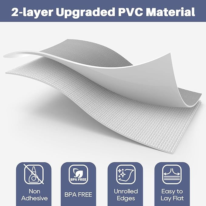 Shelf Liners for Kitchen Cabinets Refrigerator Liners Waterproof & Oil-Proof - Image 5