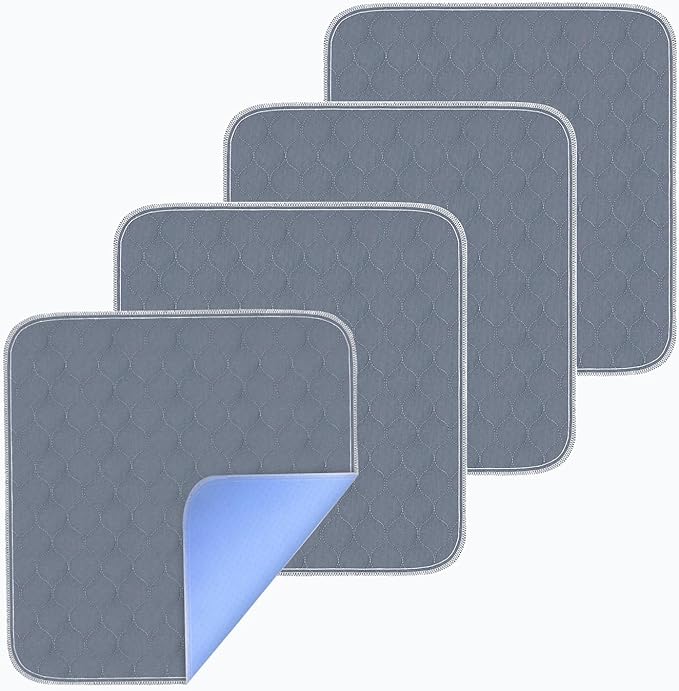 RIQINXIN Waterproof Chair Pads for Incontinence 4 Pack Reusable Seat Protector by RIQINXIN