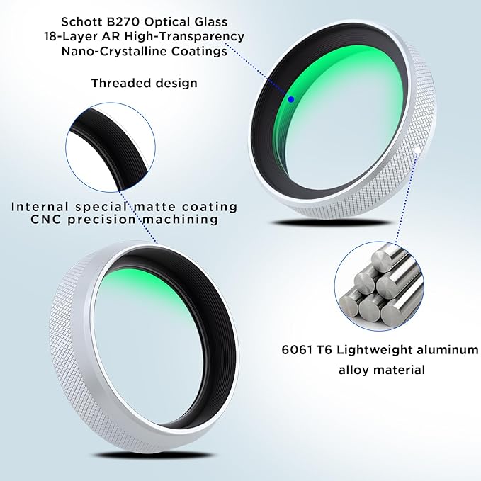 Haoge LUV-X54W Metal Lens Hood - Image 6