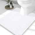 Smiry Luxury Chenille Toilet Rugs U-Shaped 24x20, Soft Absorbent Non-Slip by Smiry
