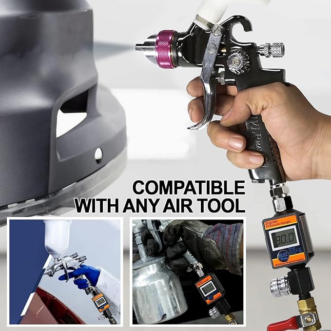 LE LEMATEC Digital Air Pressure Regulator & Water Separator - Image 6