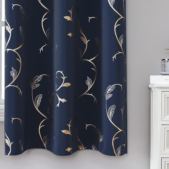 BUHUA Blackout Curtains 84 Inches Long, Living Room Curtains & Drapes, Thermal - Image 7