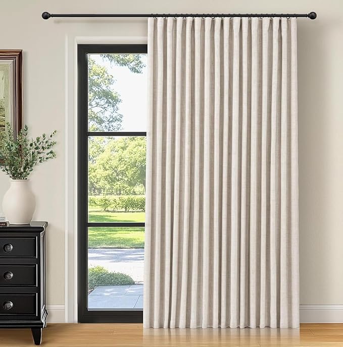 INOVADAY Thermal Sliding Door Curtains 100% Blackout Curtains by INOVADAY