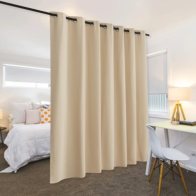 RYB HOME Blackout Curtains Soundproof Energy Saving Insulating Privacy Room - Image 3