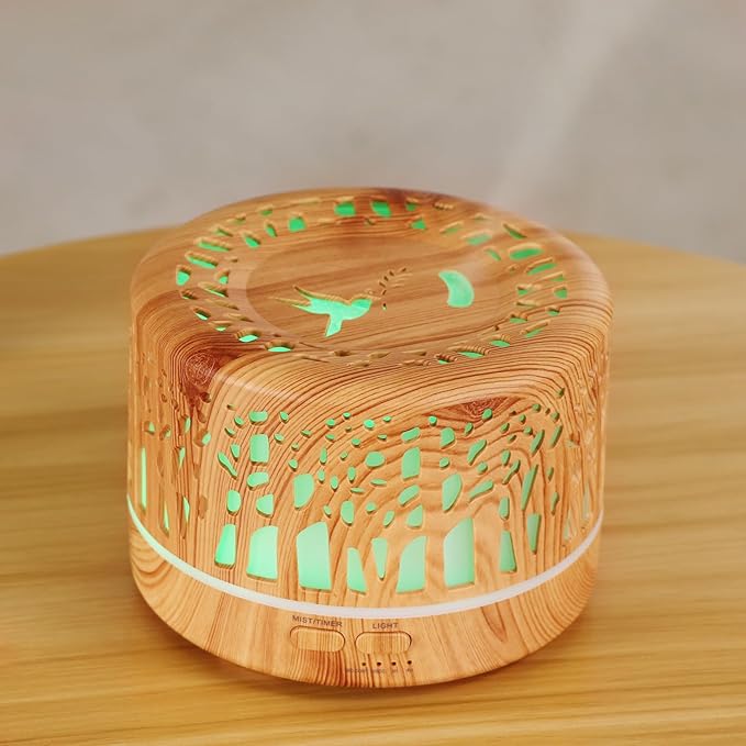 Wild Essentials 700ml Designer Large Room Essential Oil Diffuser, 5 in 1 - Image 2