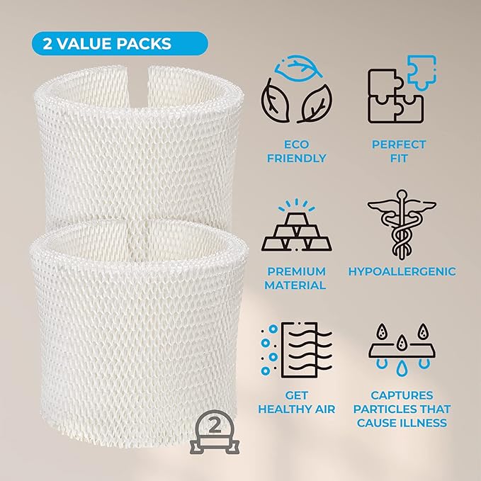 ANTOBLE 2 Pack MAF2 Wicking Humidifier Filter Replacements - Image 4