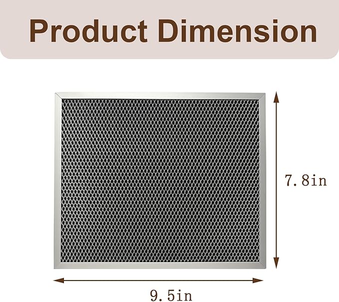 2 Pack HD35P MERV-1 Dehumidifier Filters Compatible - Image 4