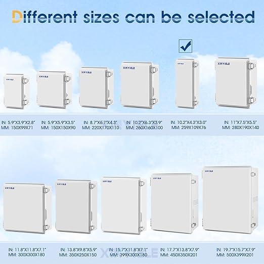 Waterproof Outdoor Project ABS Plastic Junction Box IP67 Weatherproof Dustproof - Image 4