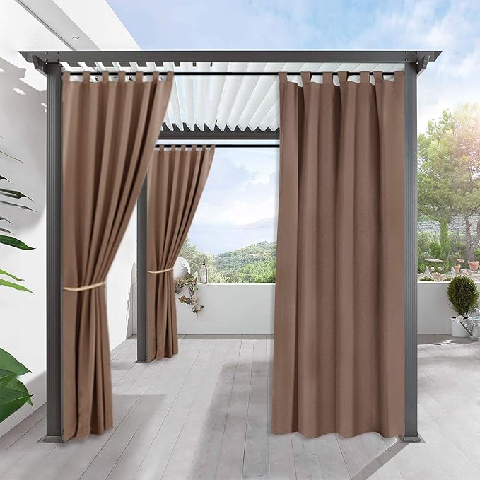 RYB HOME Waterproof Outdoor Curtains by RYBHOME