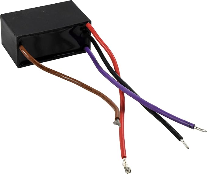 HQRP Capacitor Compatible with Hampton Bay Ceiling Fan CBB61 4.5uf+4.5uf+6.6uf - Image 4