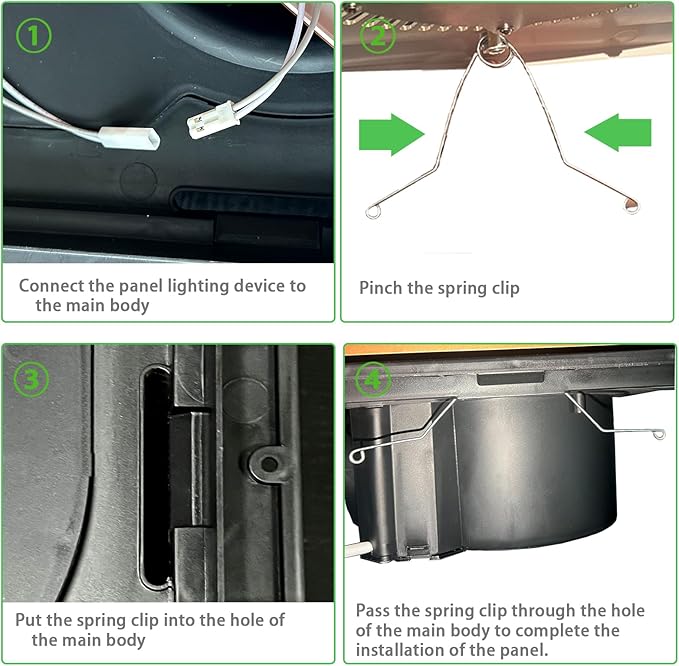 Bathroom Exhaust Fan with LED Light Vent Fans - Image 8