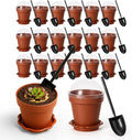20 Pcs Nursery Pots with Humidity Dome, Cupcake Plant Nursery Pots with Bring A by Unknown