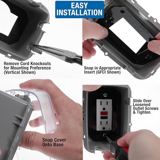 Intermatic WP3100C Weatherproof Electrical Outlet Cover - Image 4